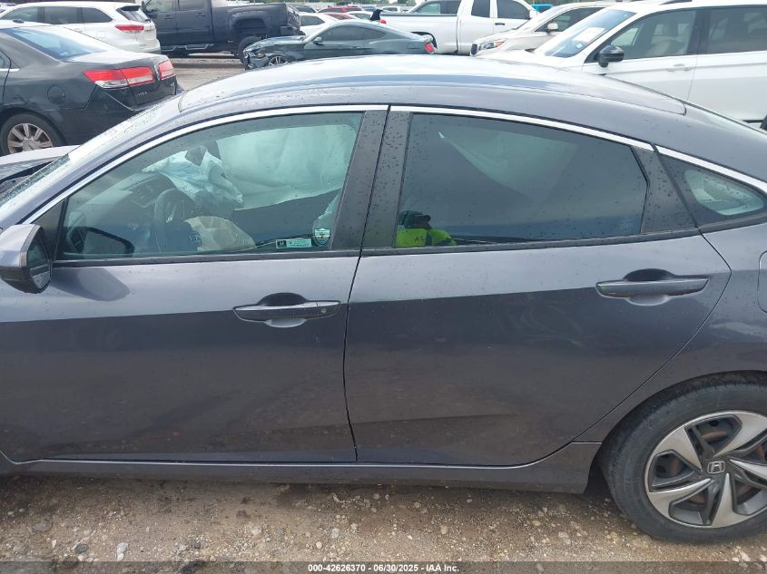 2019 Honda Civic Lx VIN: 19XFC2F62KE006904 Lot: 42626370