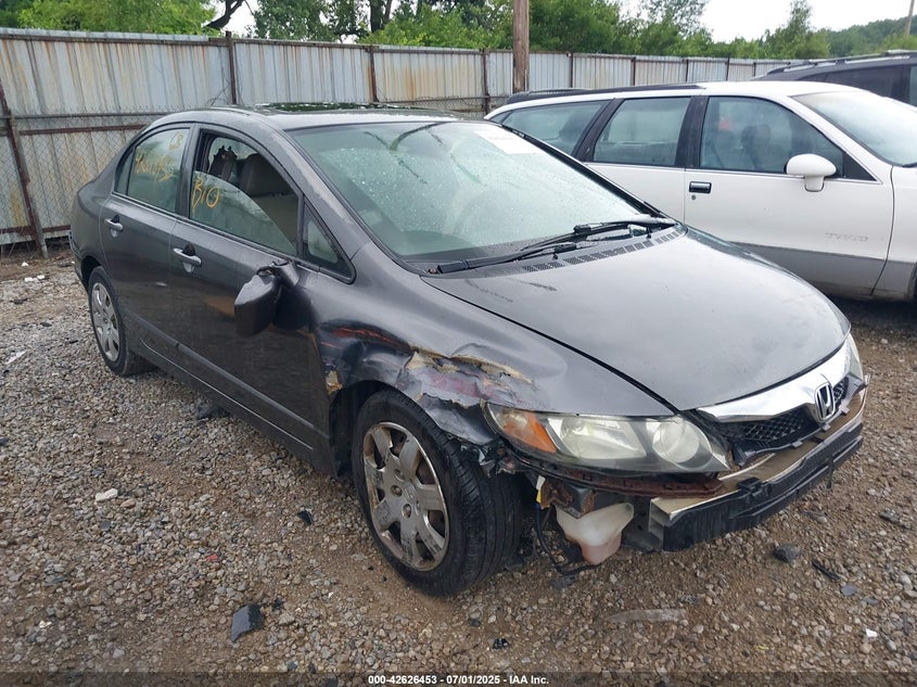 2HGFA15879H504647 2009 Honda Civic Ex auction photo 1