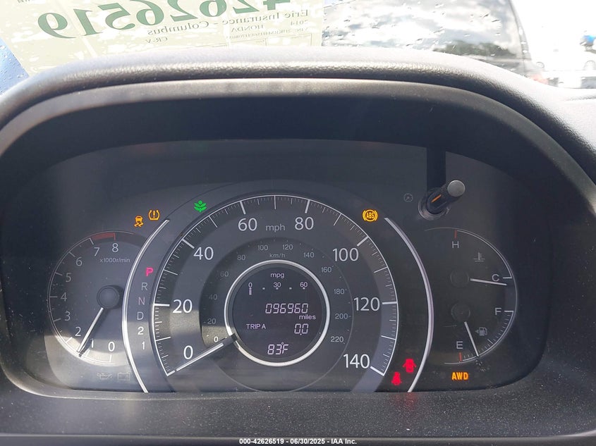 2014 HONDA CR-V EX - 2HKRM4H56EH708055