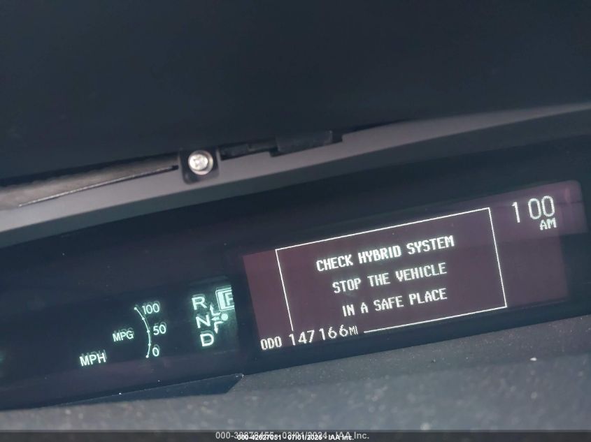 2013 Toyota Prius VIN: JTDKN3DUXD5594341 Lot: 42627051