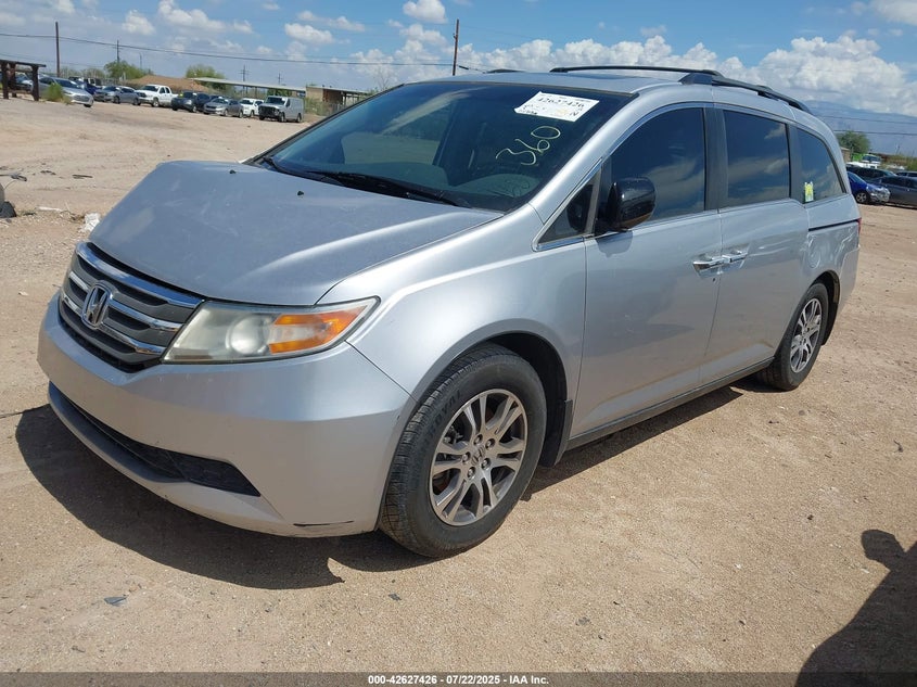 Vin: 5fnrl5h61cb029680, lot: 43120462, honda odyssey ex-l 20122