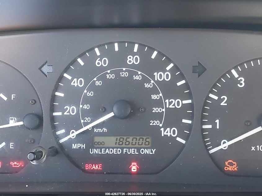 1998 Toyota Camry Le VIN: JT2BG22K1W0104996 Lot: 42627726