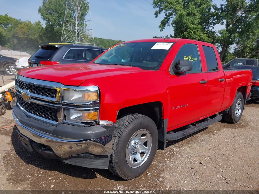 2014 CHEVROLET SILVERADO 1500 WORK TRUCK 2WT - 1GCVKPEHXEZ213743