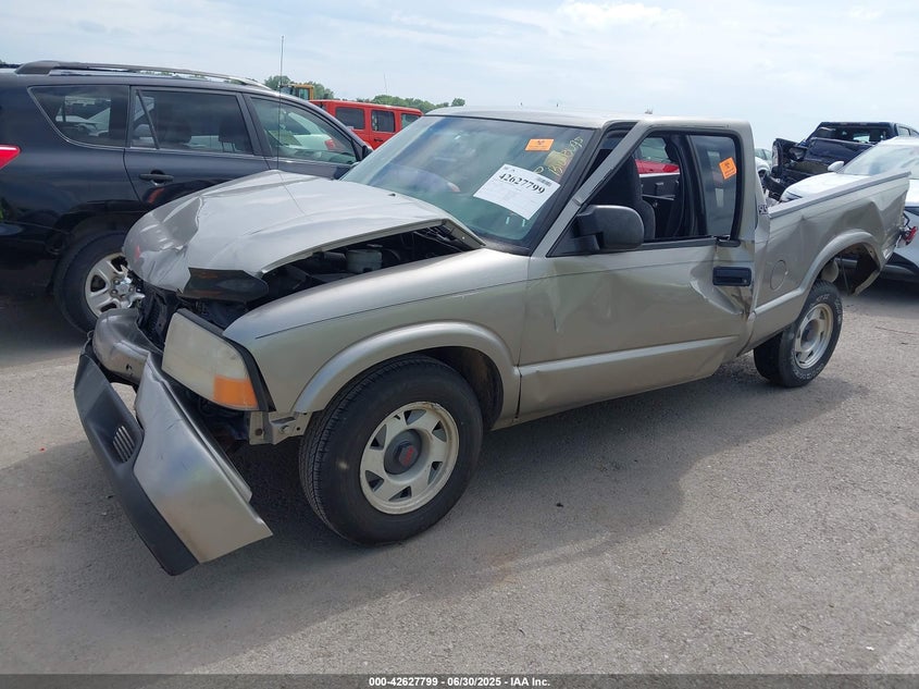 2001 GMC Sonoma Sls gold truck flexible 1GTCS195X18158571 photo #3
