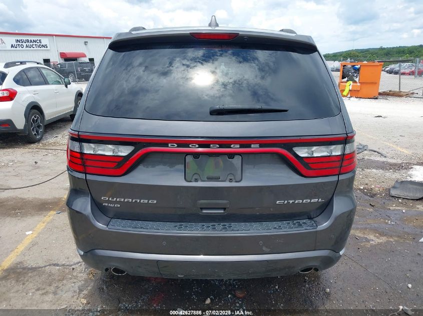 Auction sale of the 2017 DODGE DURANGO , vin: 1C4RDJEG7HC763036, lot number: 42627886