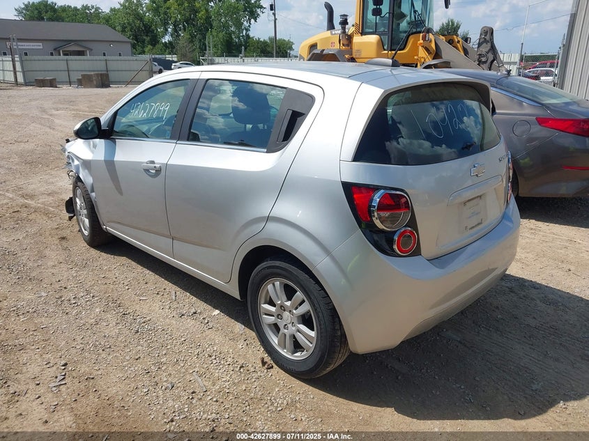 Vin: 1g1jc6sh7f4104206, lot: 43120935, chevrolet sonic lt auto 20153