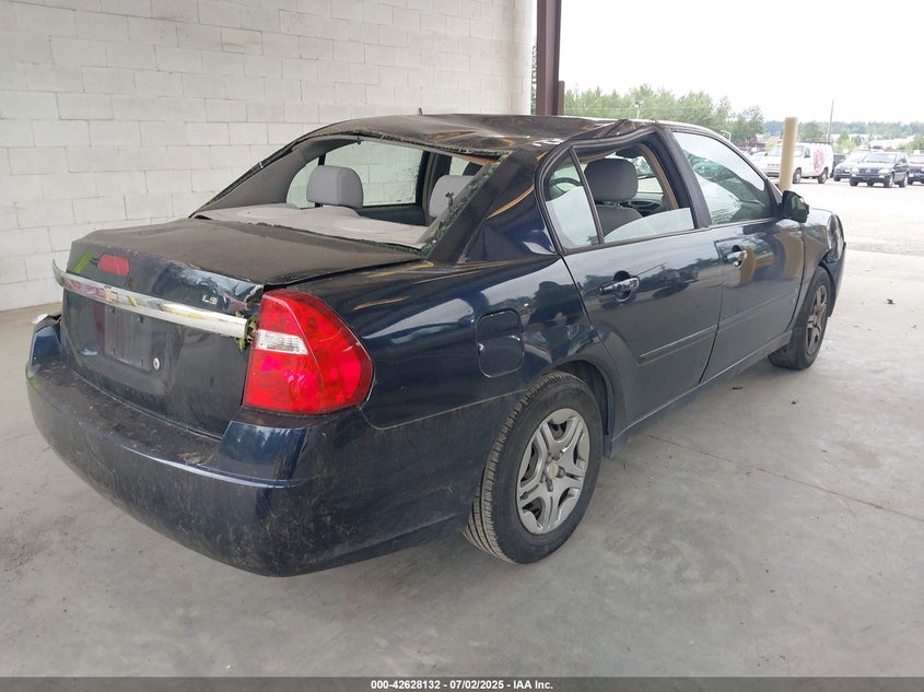 2006 CHEVROLET MALIBU VIN: 1G1ZS51F76F164782