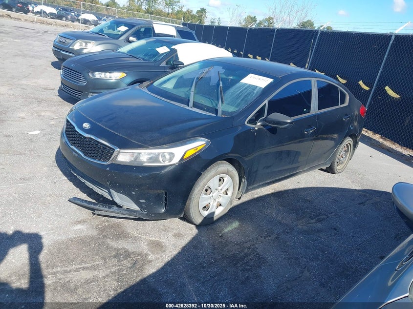 Vin: 3kpfk4a76he108245, lot: 43121428, kia forte lx 20172