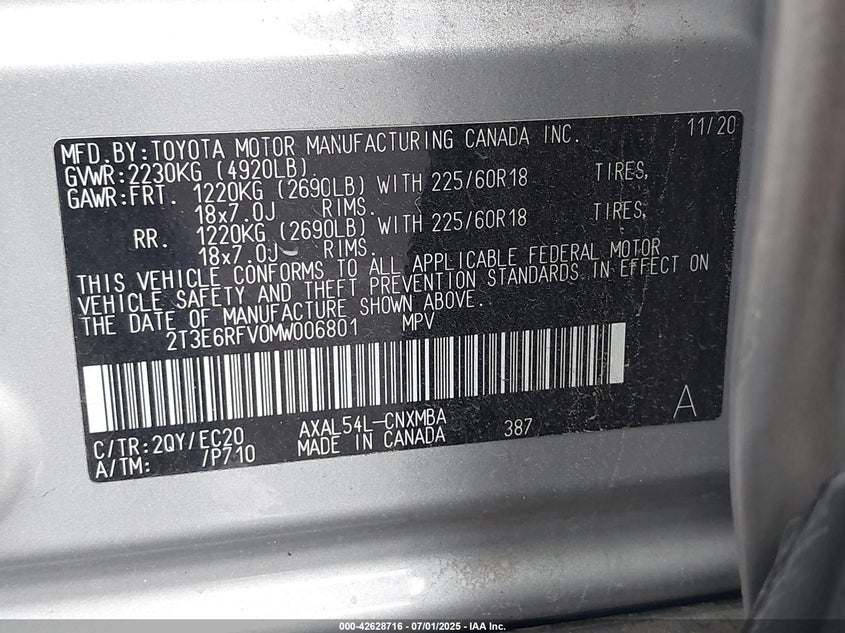 2021 TOYOTA RAV4 HYBRID XSE - 2T3E6RFV0MW006801