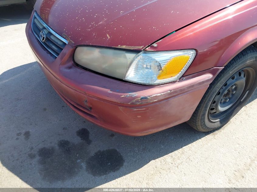 2001 Toyota Camry VIN: 411BG22K91U101350 Lot: 42628827