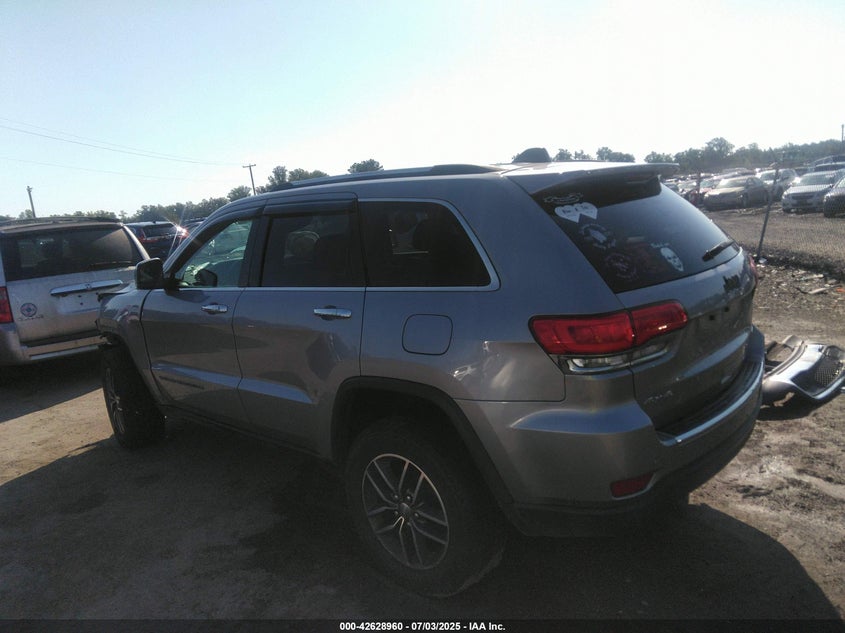 VIN 1C4RJFBG2HC924502 2017 JEEP GRAND CHEROKEE LIMITED 4X4
