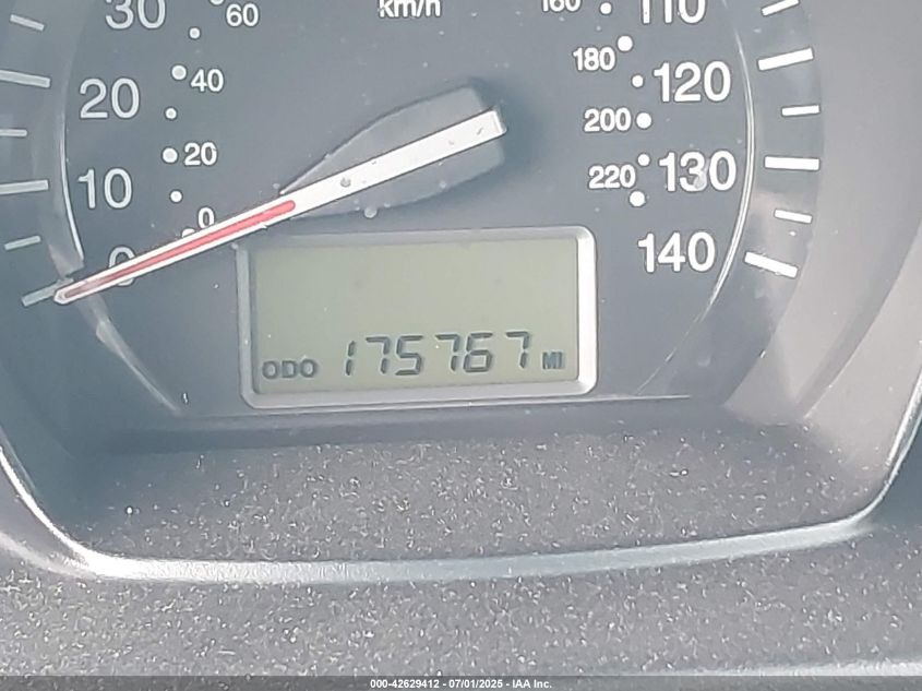 2008 Kia Spectra Ex VIN: KNAFE121485532757 Lot: 42629412