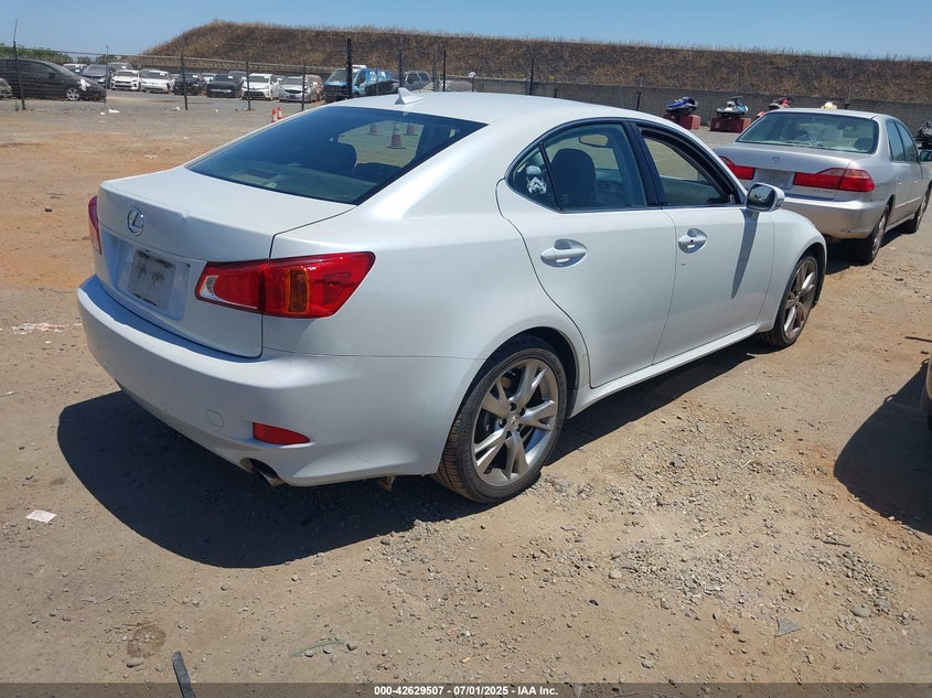 2009 LEXUS IS 250 VIN: JTHBK262692088379