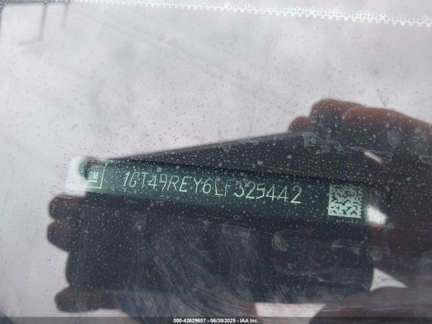 2020 GMC Sierra - 1GT49REY6LF325442
