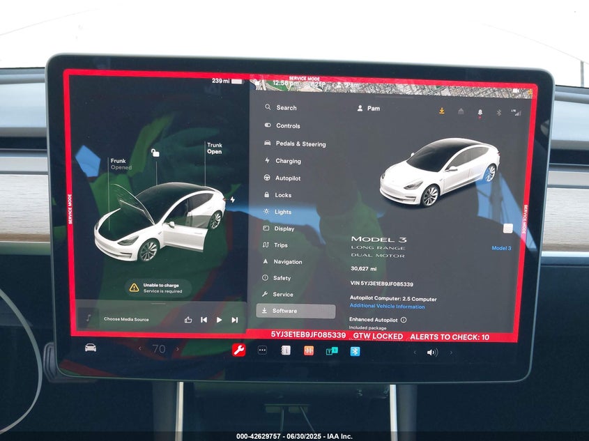 2018 TESLA MODEL 3 VIN: 5YJ3E1EB9JF085339