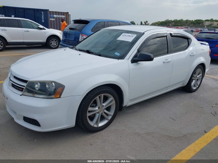 2014 DODGE AVENGER VIN: 1C3CDZAB5EN193816