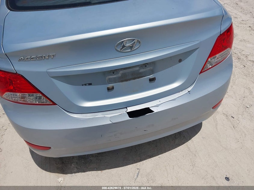 2012 HYUNDAI ACCENT VIN: KMHCU4AE7CU065522