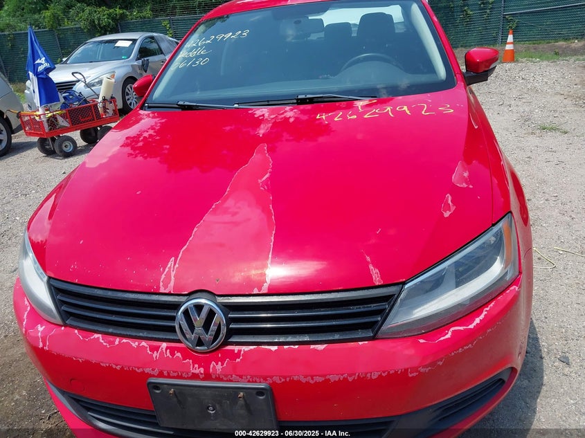 2011 VOLKSWAGEN JETTA VIN: 3VWDX7AJ3BM357053