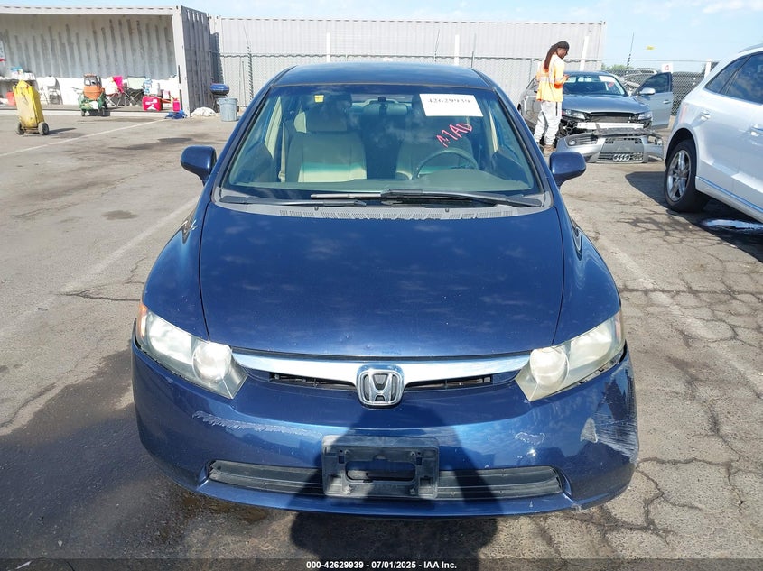 2006 HONDA CIVIC VIN: 1HGFA16556L116190