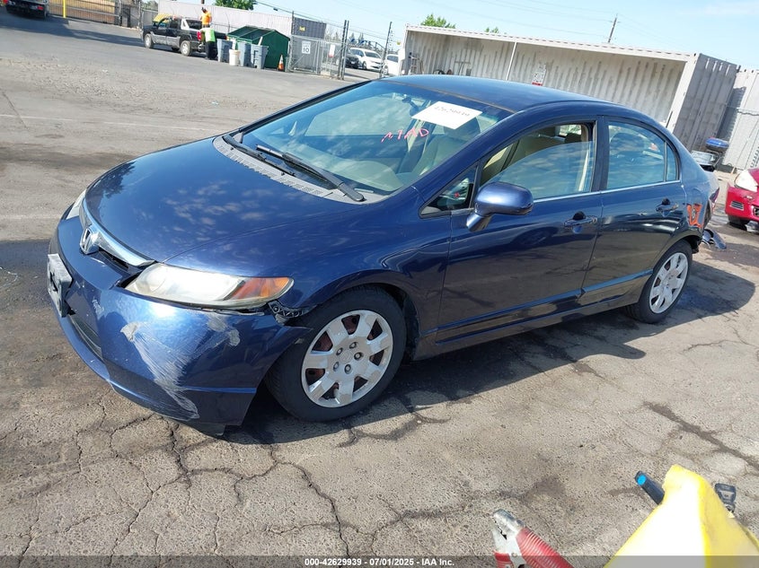2006 HONDA CIVIC VIN: 1HGFA16556L116190