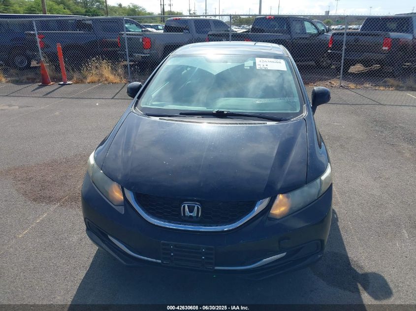 2013 Honda Civic Ex VIN: 19XFB2F86DE081399 Lot: 42630608