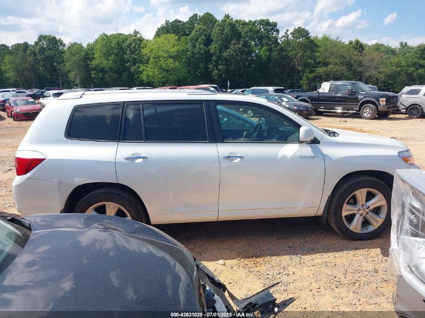 2009 Toyota Highlander Limited VIN: JTEES42A592110133 Lot: 42631020