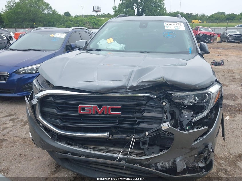 2020 Gmc Terrain 1.5 Fwd Sle Silver Lot 111042631172 Vin 3GKALMEV8LL162378