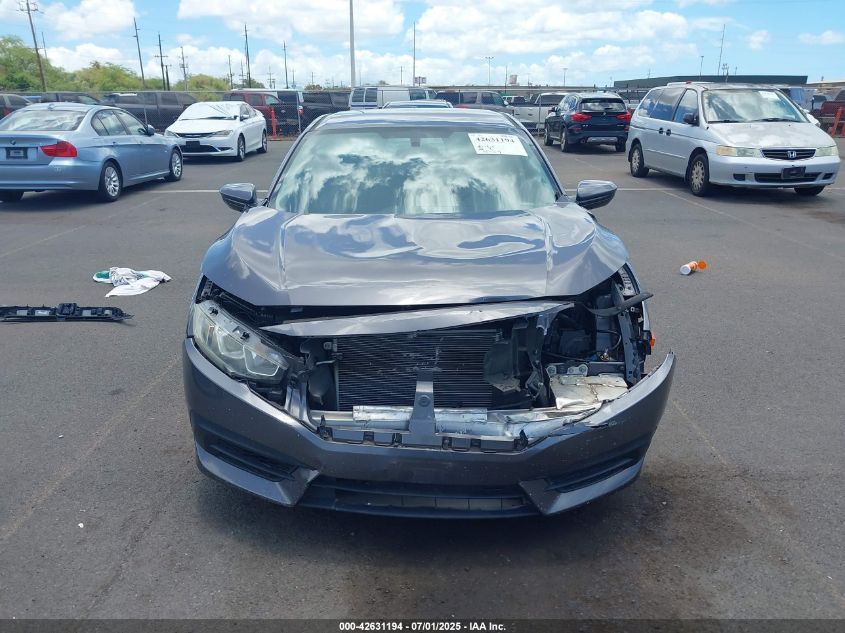 2016 Honda Civic Lx VIN: 19XFC2F59GE202482 Lot: 42631194