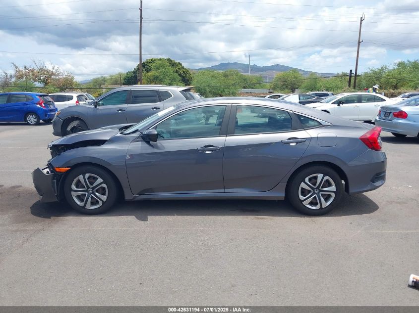2016 Honda Civic Lx VIN: 19XFC2F59GE202482 Lot: 42631194