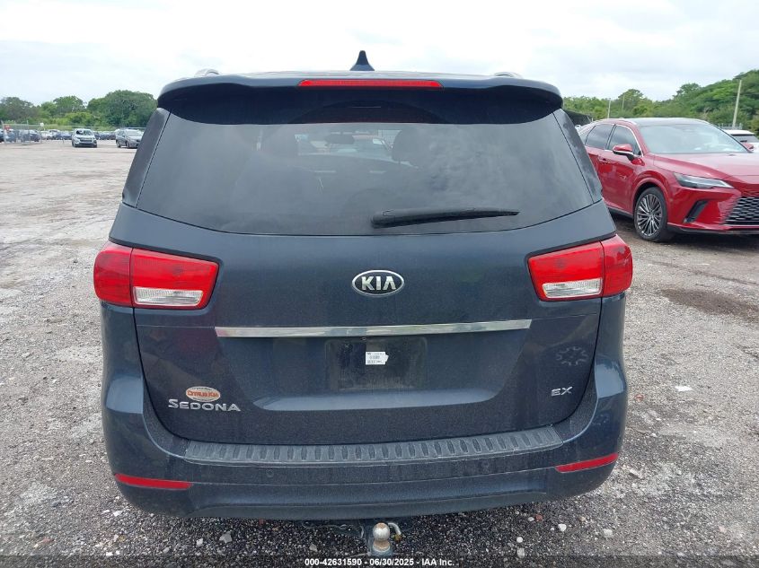 2017 Kia Sedona Ex VIN: KNDMC5C17H6261595 Lot: 42631590