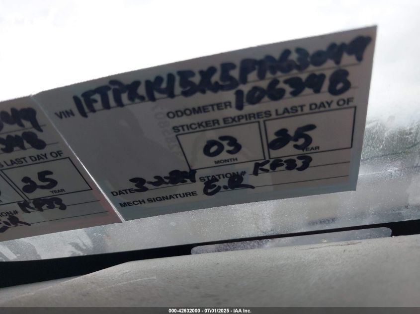 2005 Ford F-150 Fx4/Lariat/Xl/Xlt VIN: 1FTPX145X5FA63049 Lot: 42632000