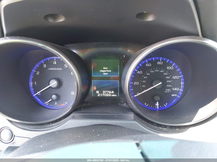 2015 SUBARU OUTBACK VIN: 4S4BSACC4F3212224