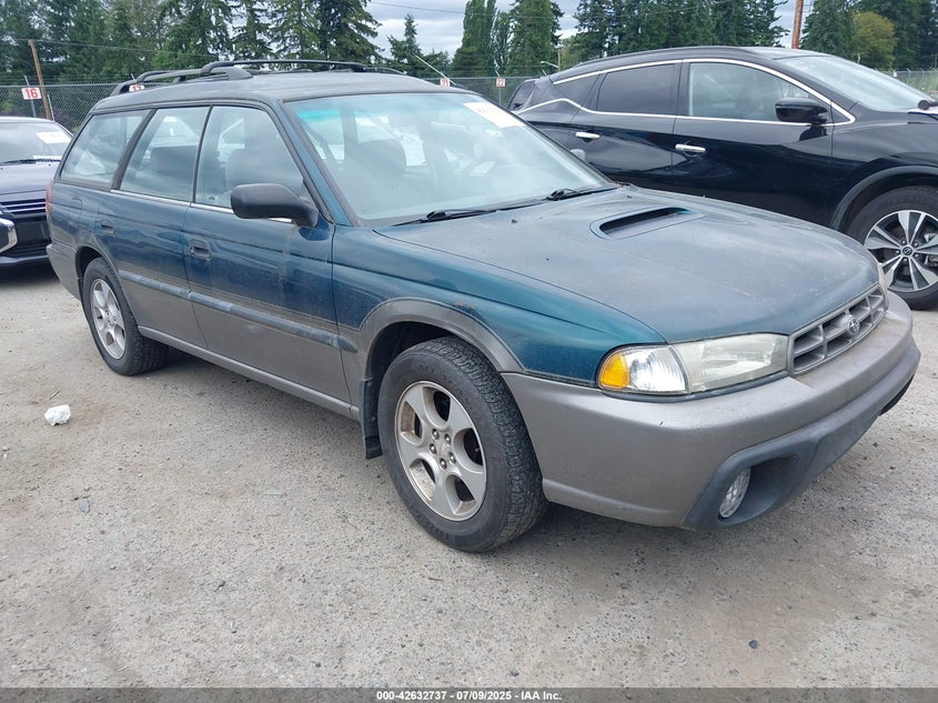 1999 Subaru Legacy Outback/Ssv/Limited/30Th green van gasoline 4S3BG6854X6659102 photo #1