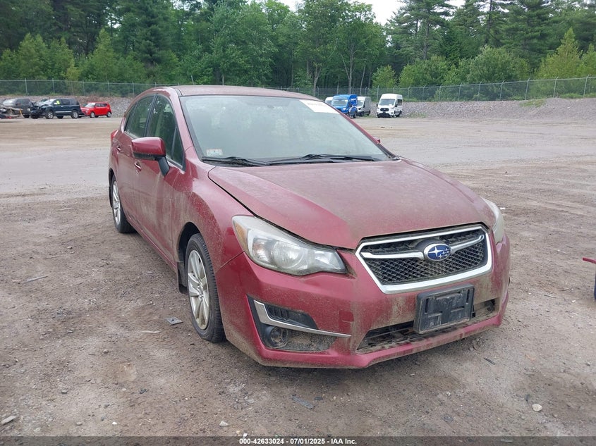 2016 SUBARU IMPREZA VIN: JF1GPAB69G8261730