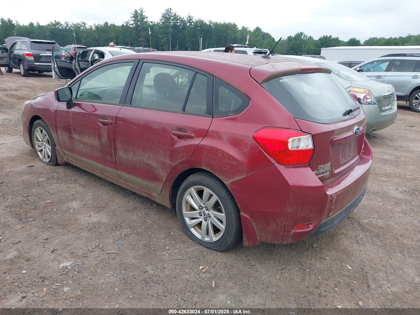 2016 SUBARU IMPREZA VIN: JF1GPAB69G8261730