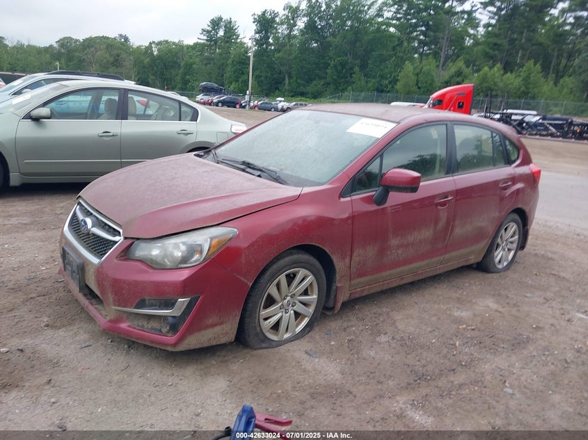 2016 SUBARU IMPREZA VIN: JF1GPAB69G8261730