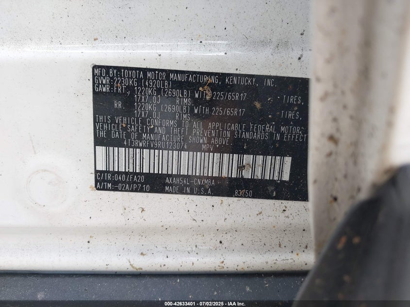 2024 TOYOTA RAV4 HYBRID XLE - 4T3RWRFV9RU123074