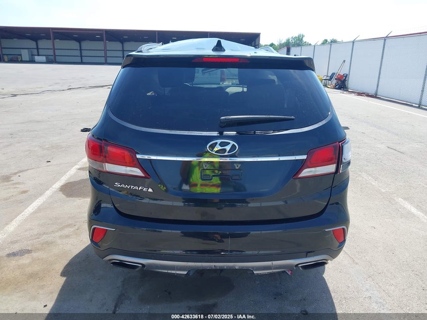 2017 Hyundai Santa Fe Se VIN: KM8SN4HF6HU189182 Lot: 42633618
