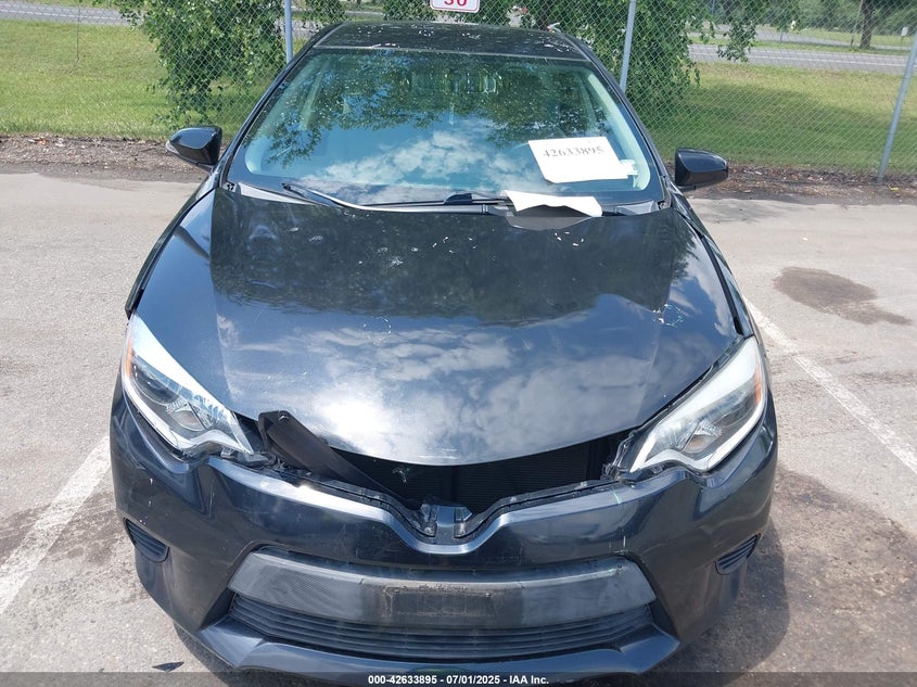 2015 TOYOTA COROLLA LE - 2T1BURHE0FC309077