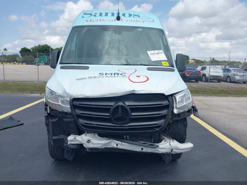 VIN WDZPF1CD1KP087225 2019 MERCEDES-BENZ SPRINTER 2500 HIGH ROOF V6