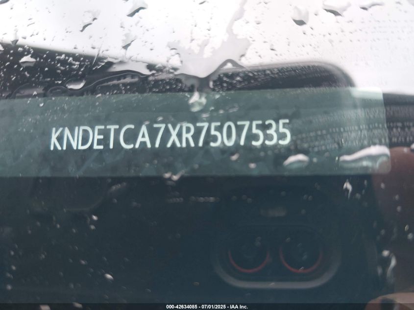 2024 Kia Seltos Sx Turbo VIN: KNDETCA7XR7507535 Lot: 42634085