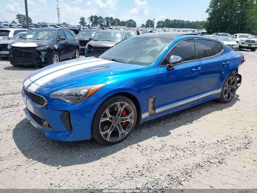 Vin: knae45lcxj6028736, lot: 43127310, kia stinger gt1 20182
