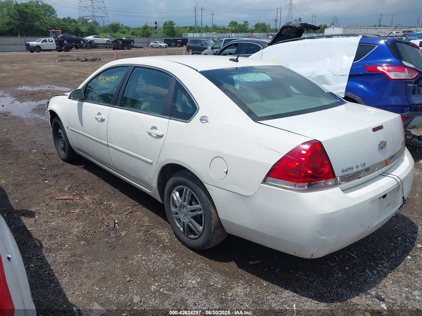 2008 CHEVROLET IMPALA VIN: 2G1WB58K381316430