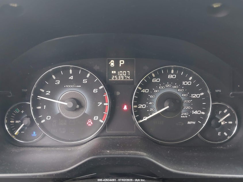 2010 SUBARU OUTBACK VIN: 4S4BRBBC5A3346753