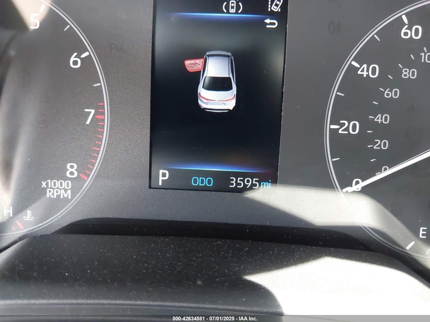 2025 Toyota Corolla Le VIN: 5YFB4MDE7SP232095 Lot: 42634581