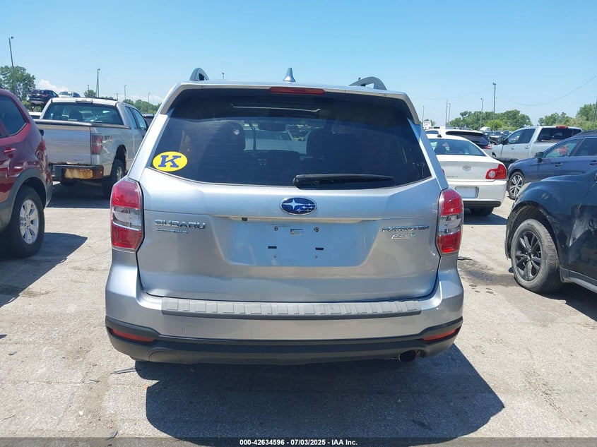 2016 SUBARU FORESTER 2.5I LIMITED - JF2SJAHC9GH455291