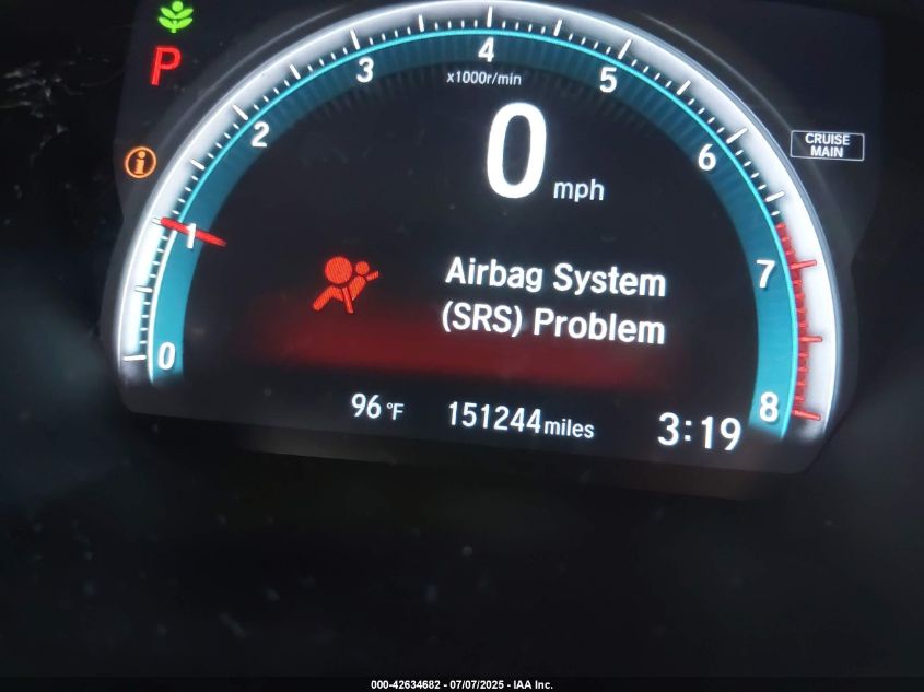 2016 Honda Civic Ex VIN: 19XFC2F71GE041983 Lot: 42634682