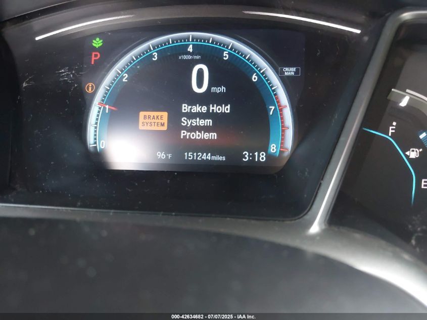 2016 Honda Civic Ex VIN: 19XFC2F71GE041983 Lot: 42634682