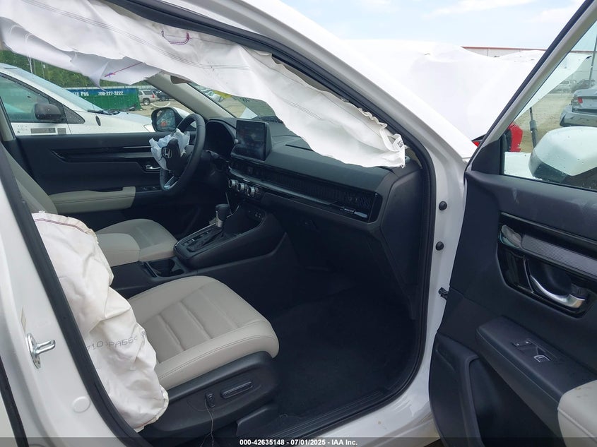 2024 Honda Cr-v 1.5 Ex-l Awd White Lot 111042635148 Vin 2HKRS4H73RH458917