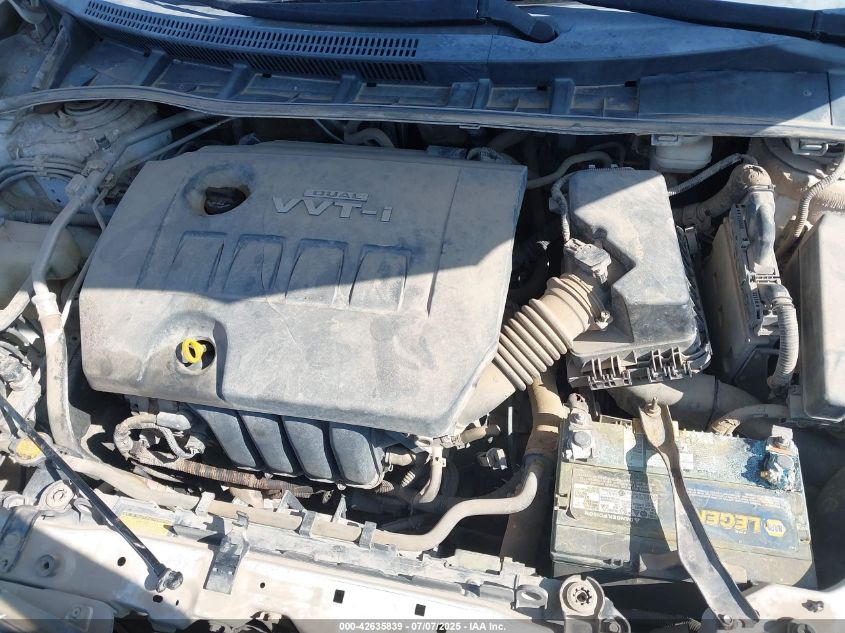 2010 Toyota Corolla Le VIN: 1NXBU4EE2AZ384152 Lot: 42635839